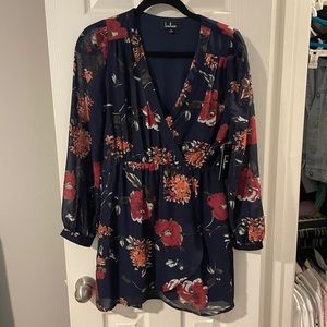 NWT Floral Lulus Dress